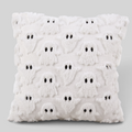 Coussin Déco Halloween - Motifs Fantômes & Courges Festives