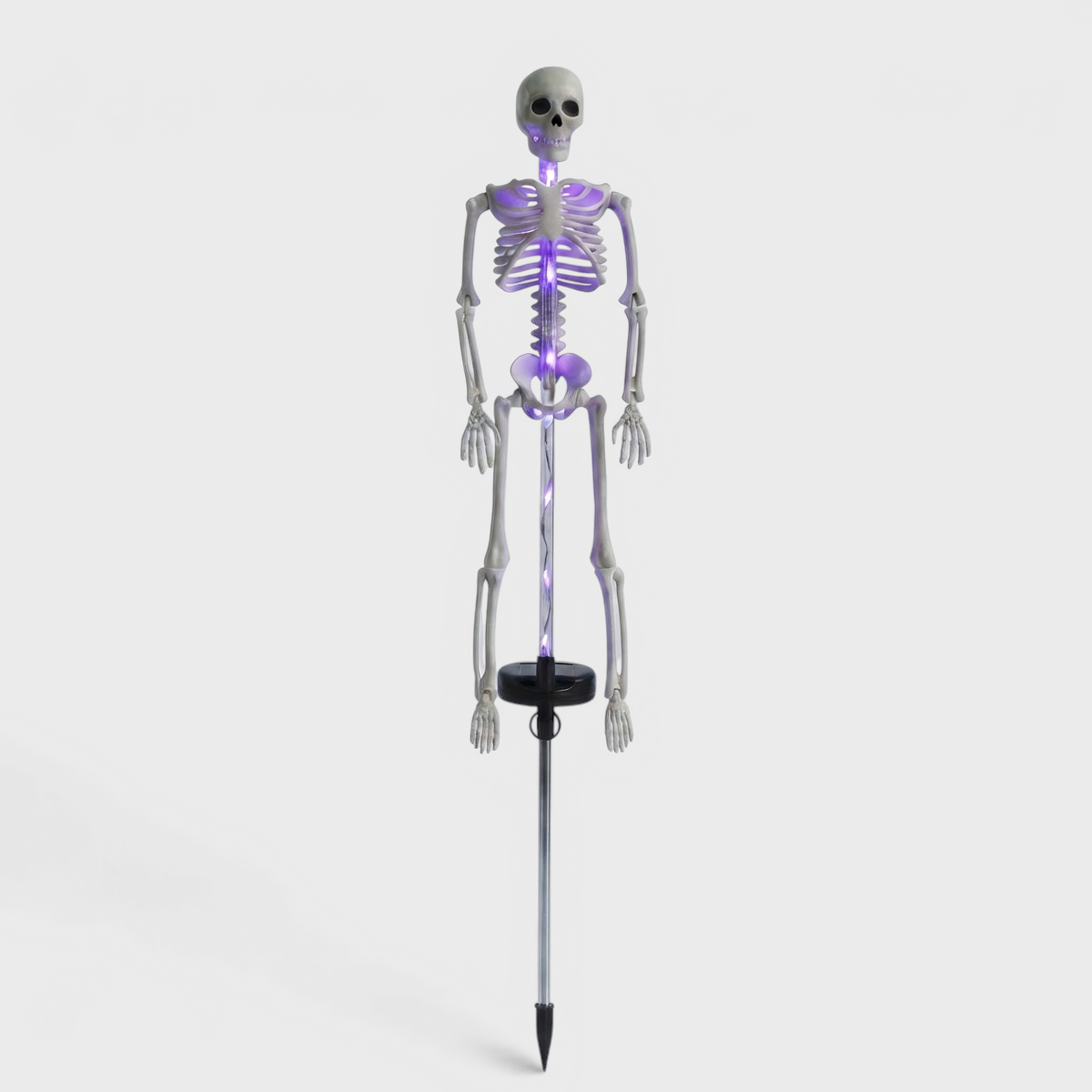 Piquet de Jardin Squelette Solaire Lumineux - Décor LED Halloween Extérieur