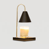 Lampe Chauffe-Bougie en Marbre - Lampe Fondante sans Flamme avec Minuteur