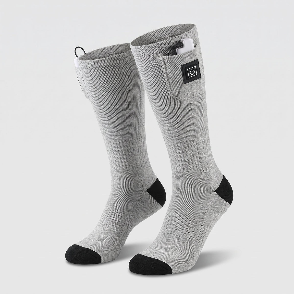 Chaussettes Chauffantes Rechargeables - Température Réglable