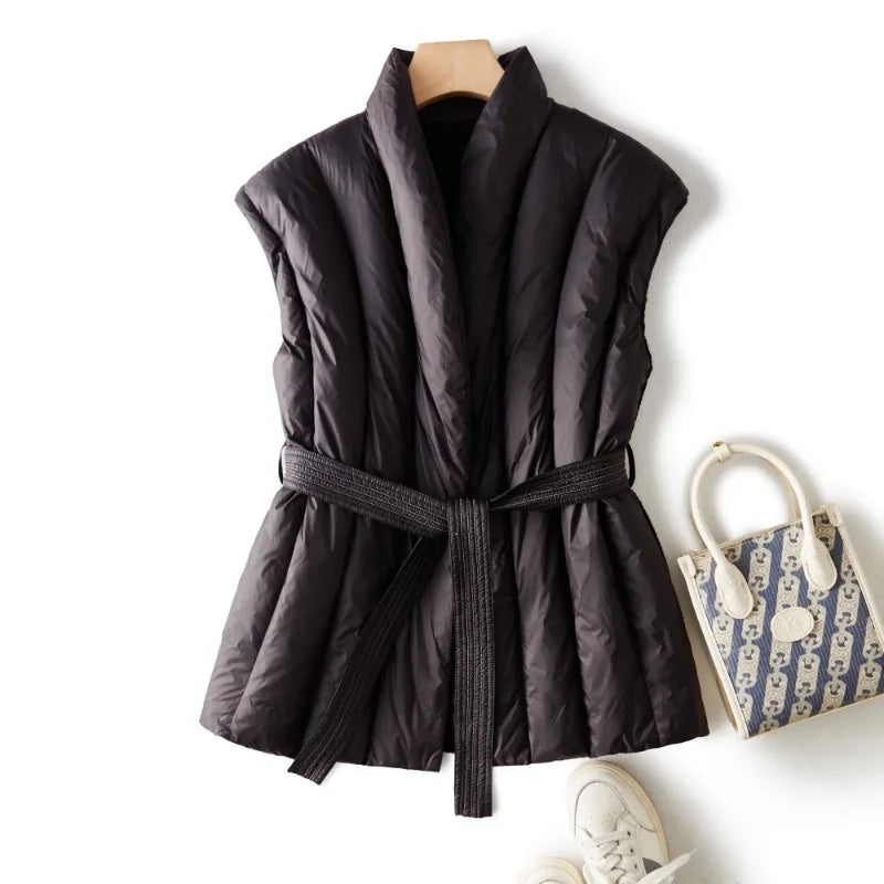 Gilet Ceinturé Élégant pour Femme 5
