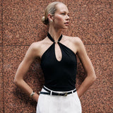 Top chic pentru femei cu decolteu la spate, design elegant
