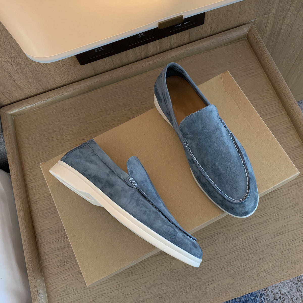 Mocassins en Cuir Vintage pour Homme