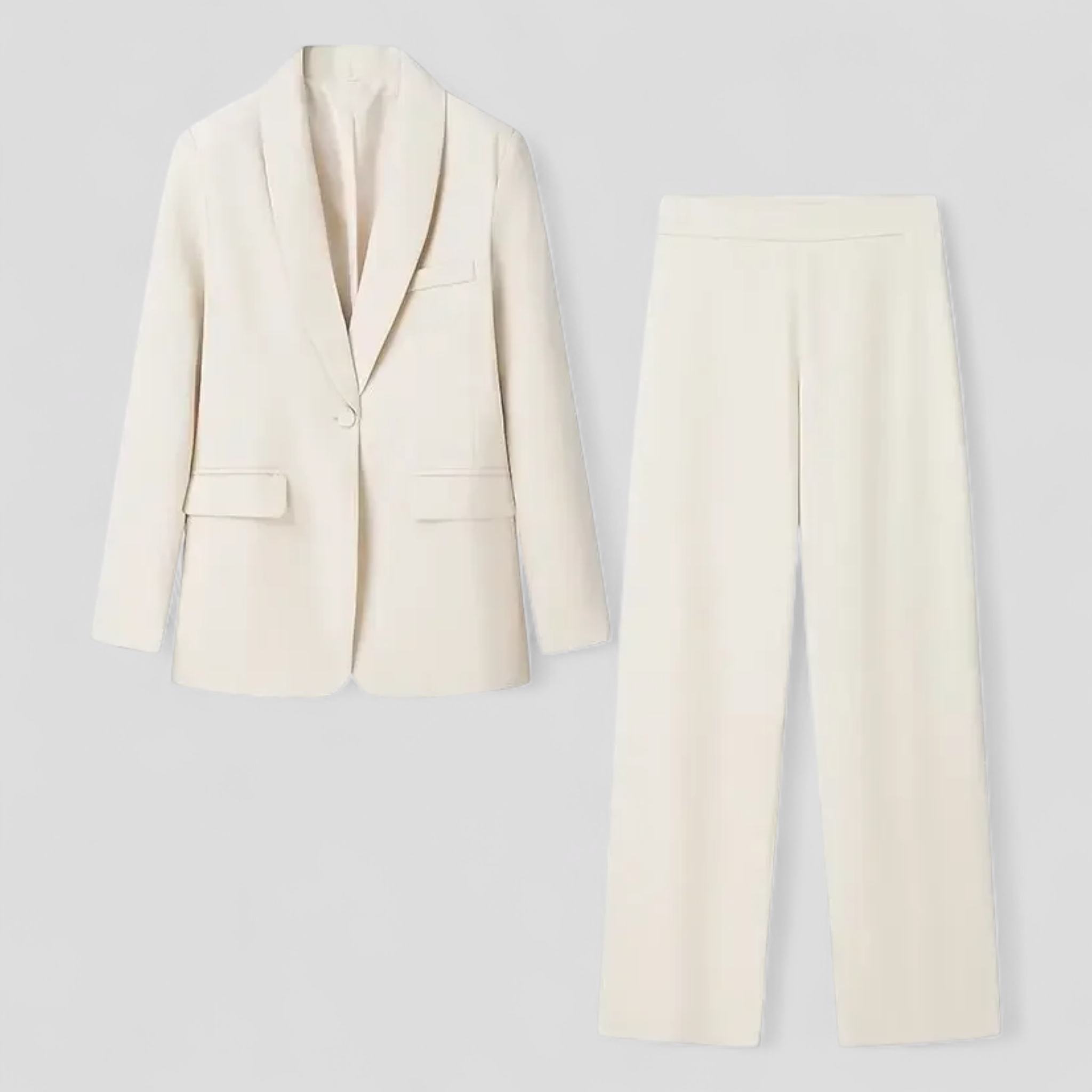 Ensemble Tailleur Pantalon Femme en Polyester