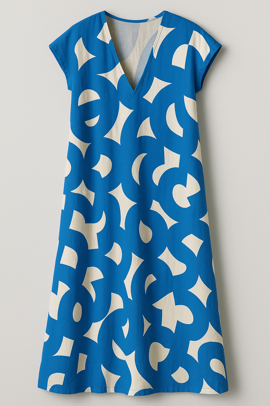 Chic Women's V-Neck Maxi Dress with an Elegant Silhouette