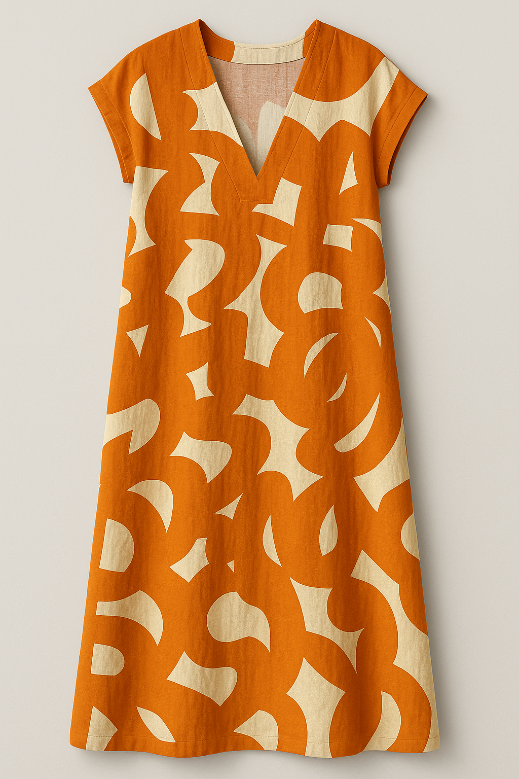 Chic Women's V-Neck Maxi Dress with an Elegant Silhouette