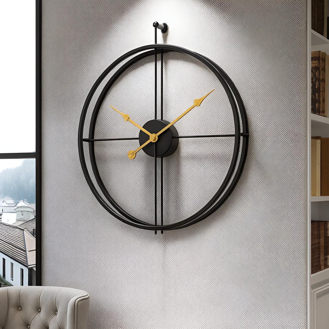 Grande Horloge Murale Silencieuse - Design Minimaliste Moderne