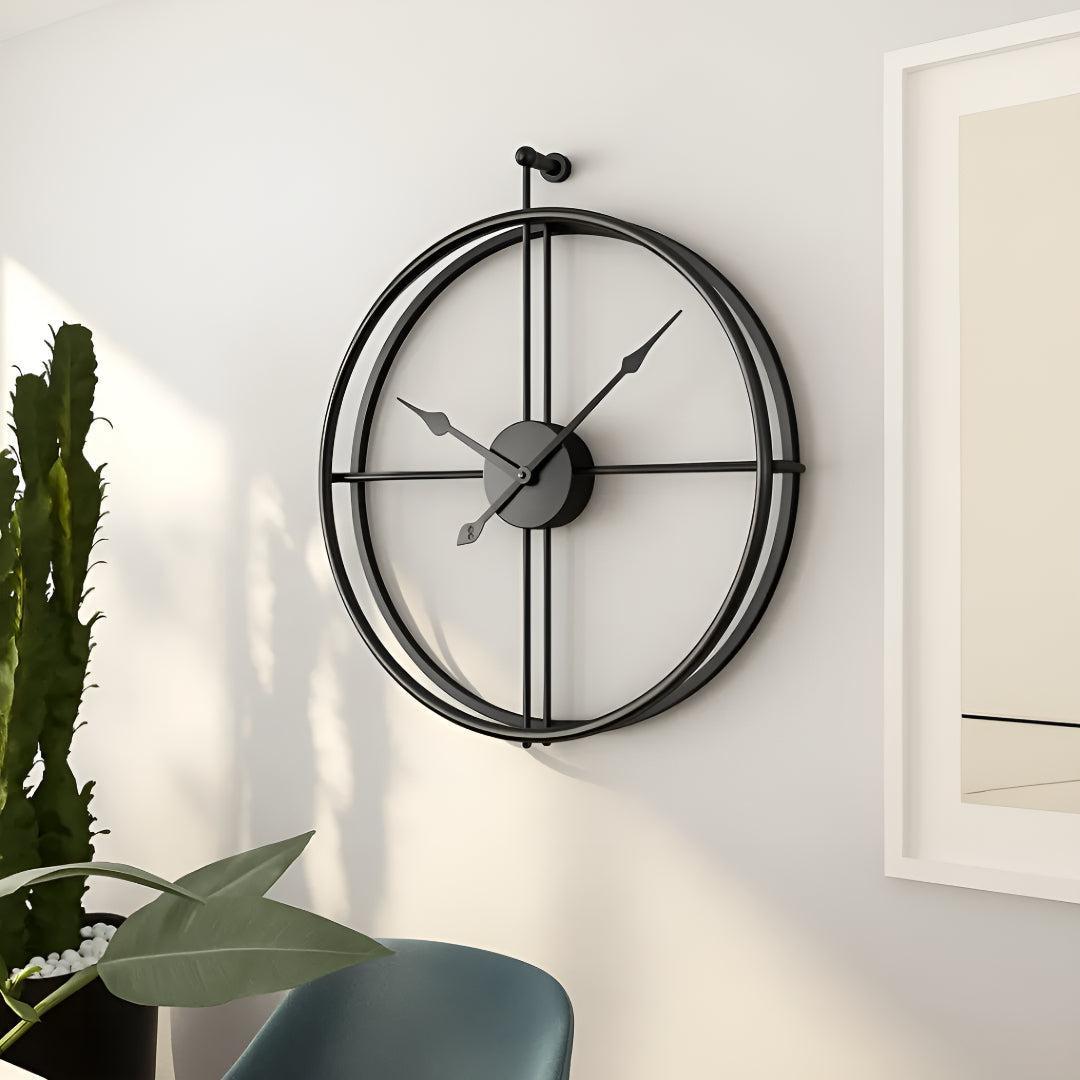 Grande Horloge Murale Silencieuse - Design Minimaliste Moderne