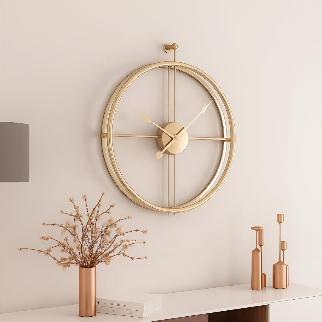 Grande Horloge Murale Silencieuse - Design Minimaliste Moderne