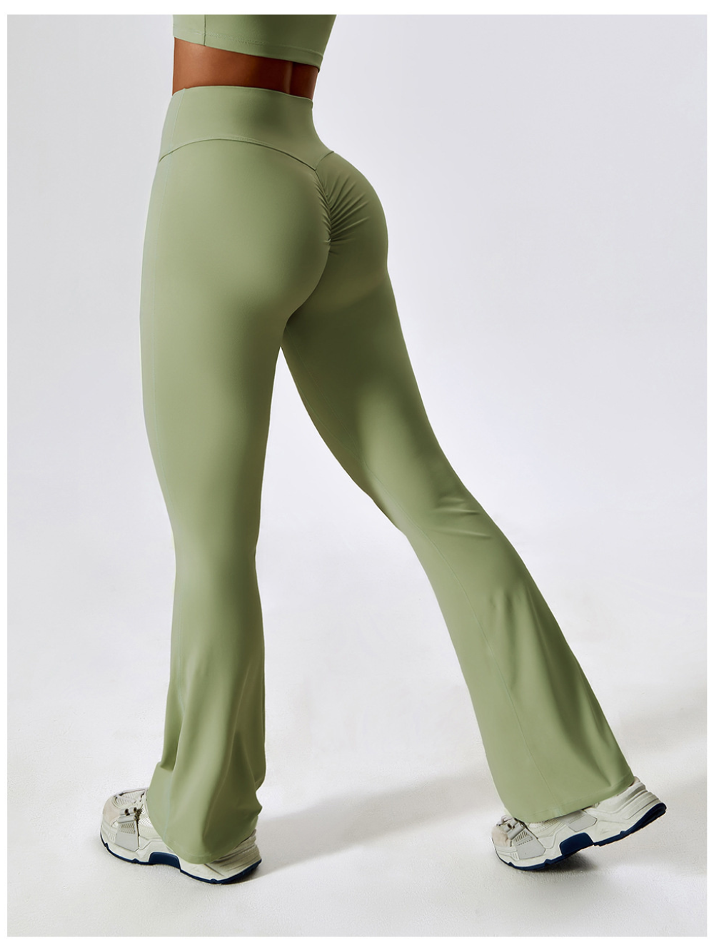 Legging Sport Femme Taille Haute Évasé 9