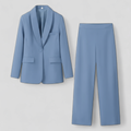 Ensemble Tailleur Pantalon Femme en Polyester