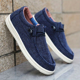 Mocassins Homme | Chaussons légers en toile avec laçage élastique
