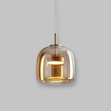 Suspension de Luxe Verre et Métal - Éclairage Élégant