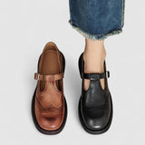 Chaussures Mary Jane Femme en Cuir - Style Classique Confort