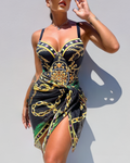 Maillot de Bain Femme Push-up avec Jup Confort Maillot De Bain