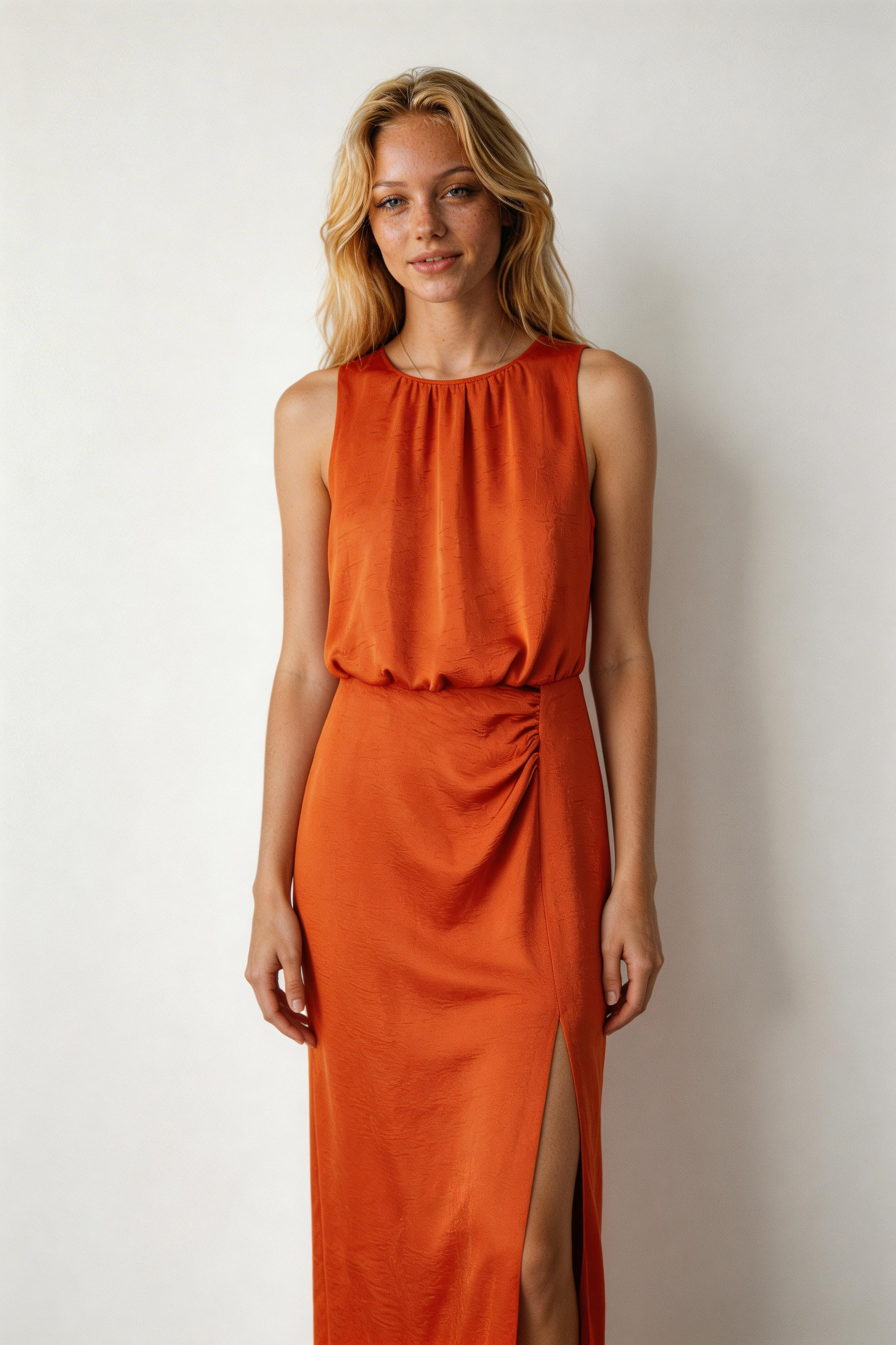 Elegantes Midikleid für Damen, bequem aus Jersey, ideal für