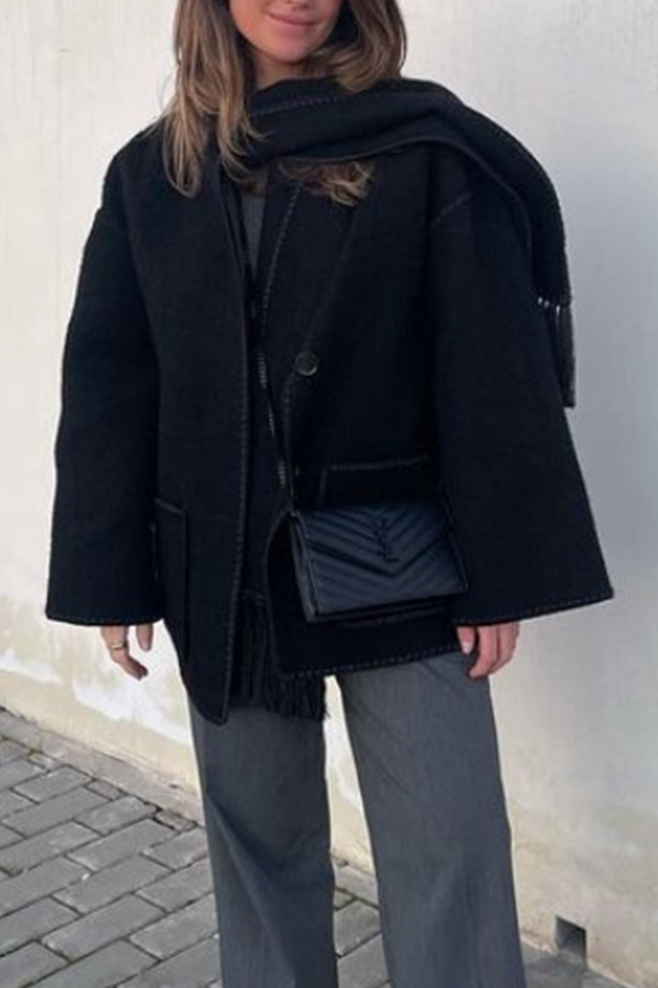Manteau Châle Femme Élégant 12