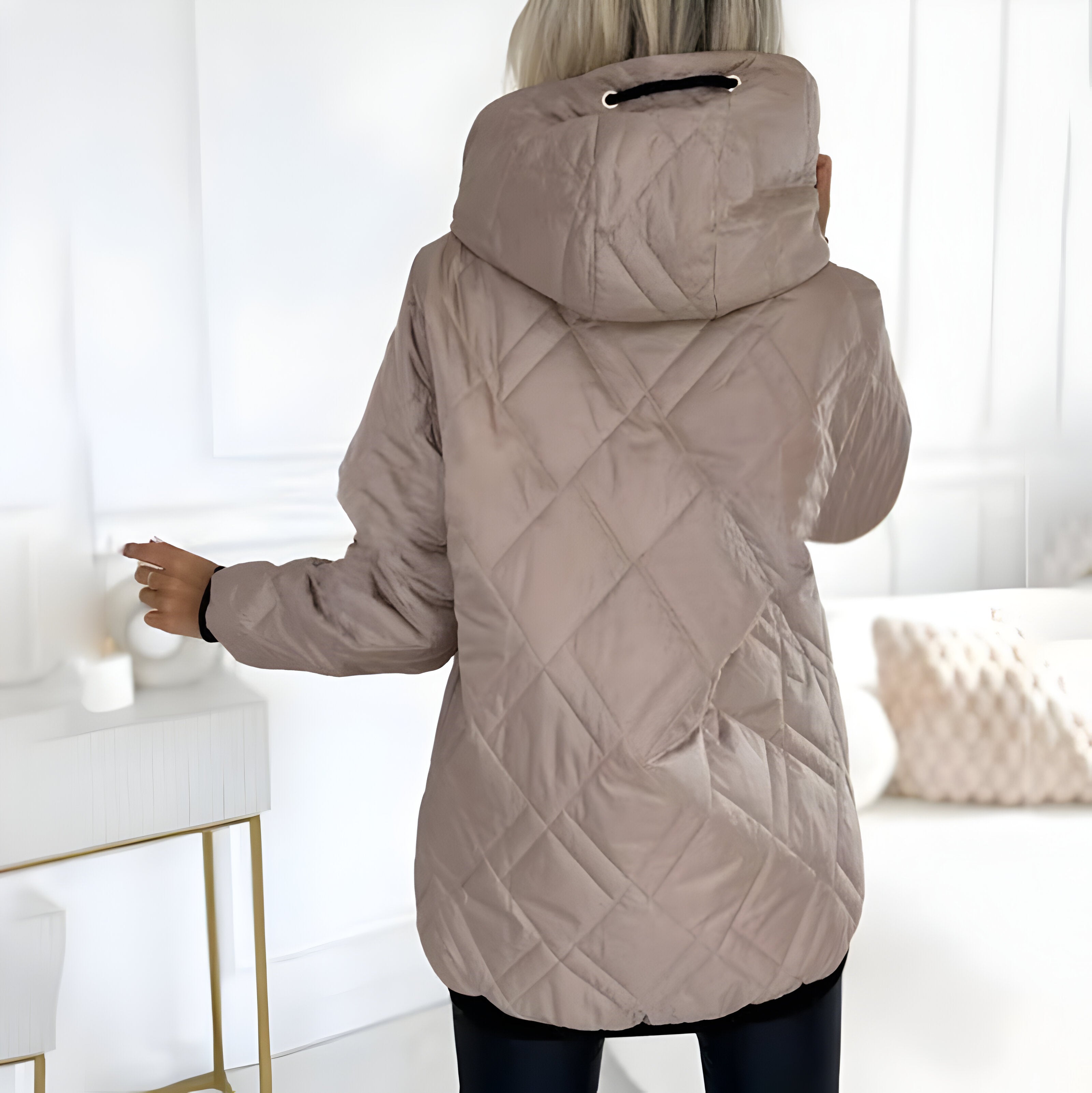 Legerer eleganter Mantel für Damen, Herbstkollektion