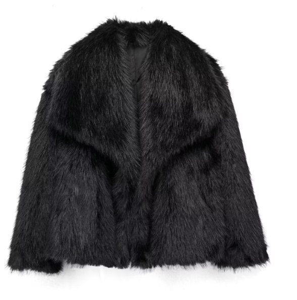 Manteau Femme Élégant en Fausse Fourrure 3