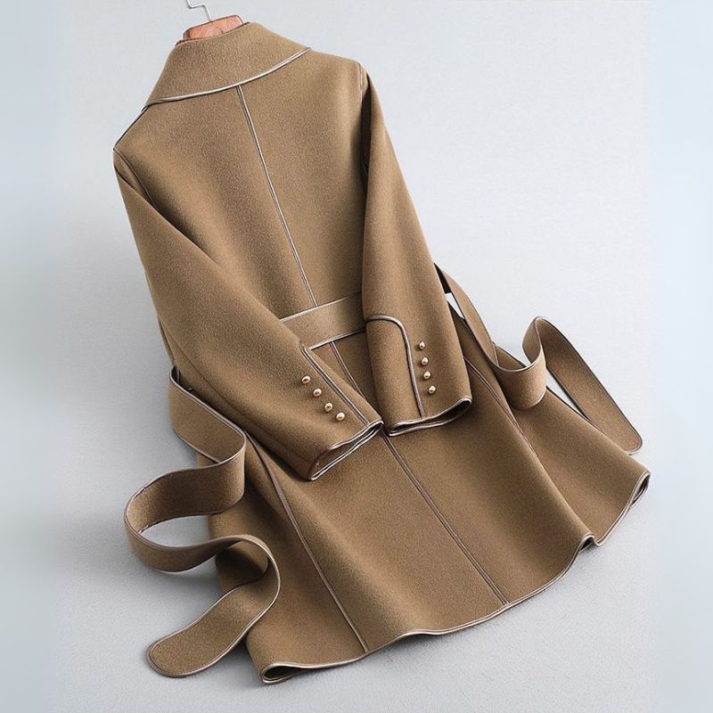 Manteau Femme Élégant en Laine 4