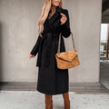 Manteau Hiver Femme en Laine Mélangé Autumn Collection