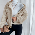 Damen Wintermantel Weich und Praktisch Bequeme Jacke