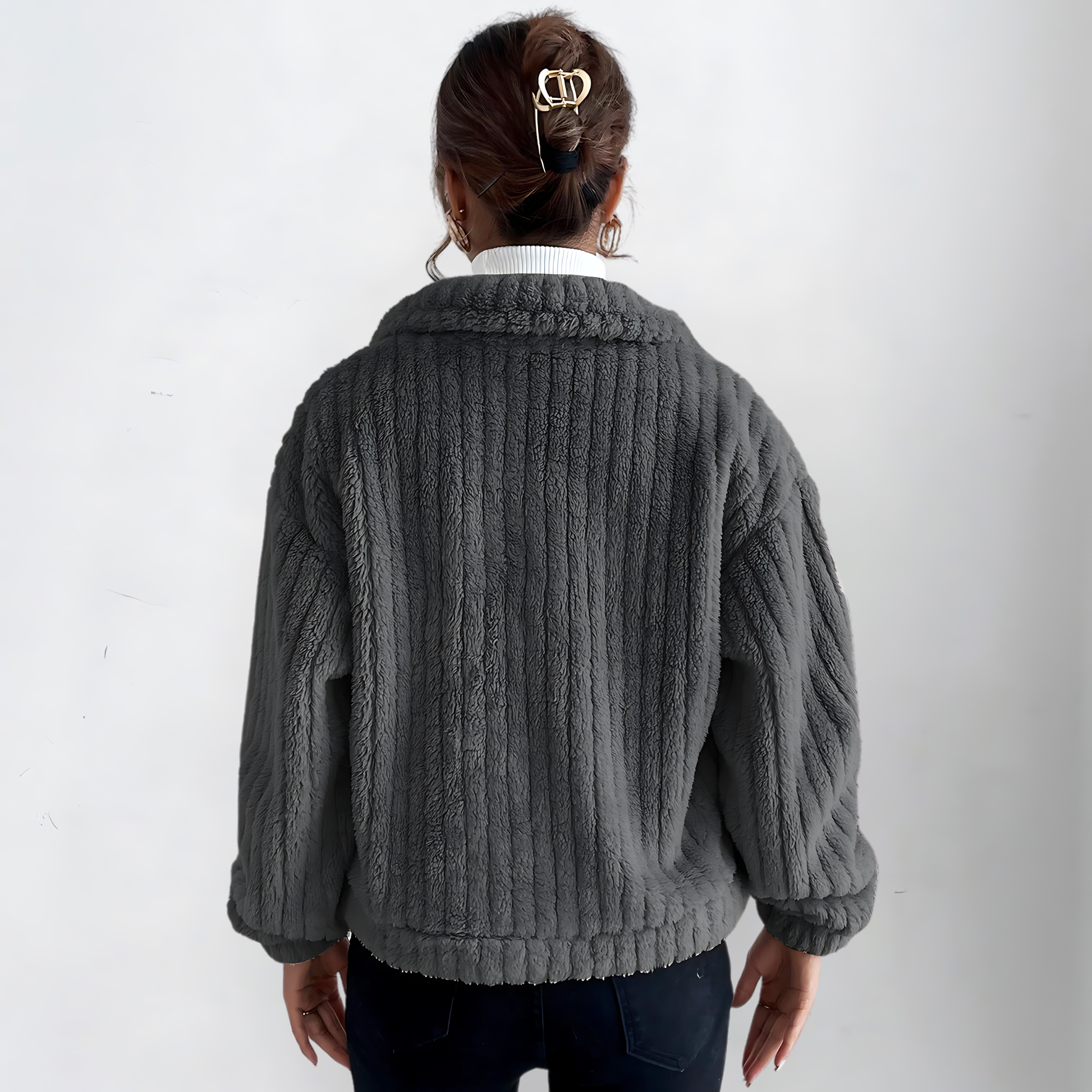 Manteau Hiver Femme Doux et Pratique 8