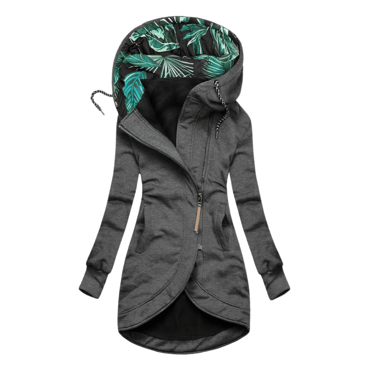 Manteau Hiver Femme Élégant Avec Capuche 2