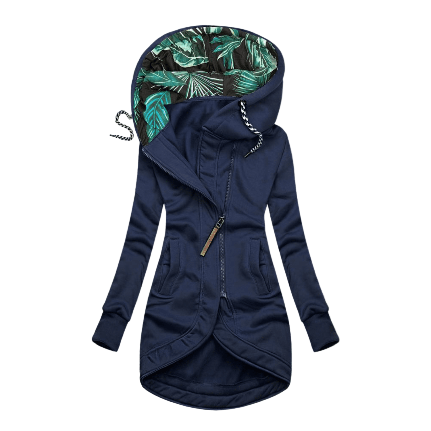 Manteau Hiver Femme Élégant Avec Capuche 3