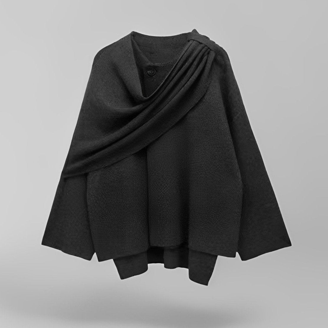 Manteau Hiver Femme Élégant Cape 6