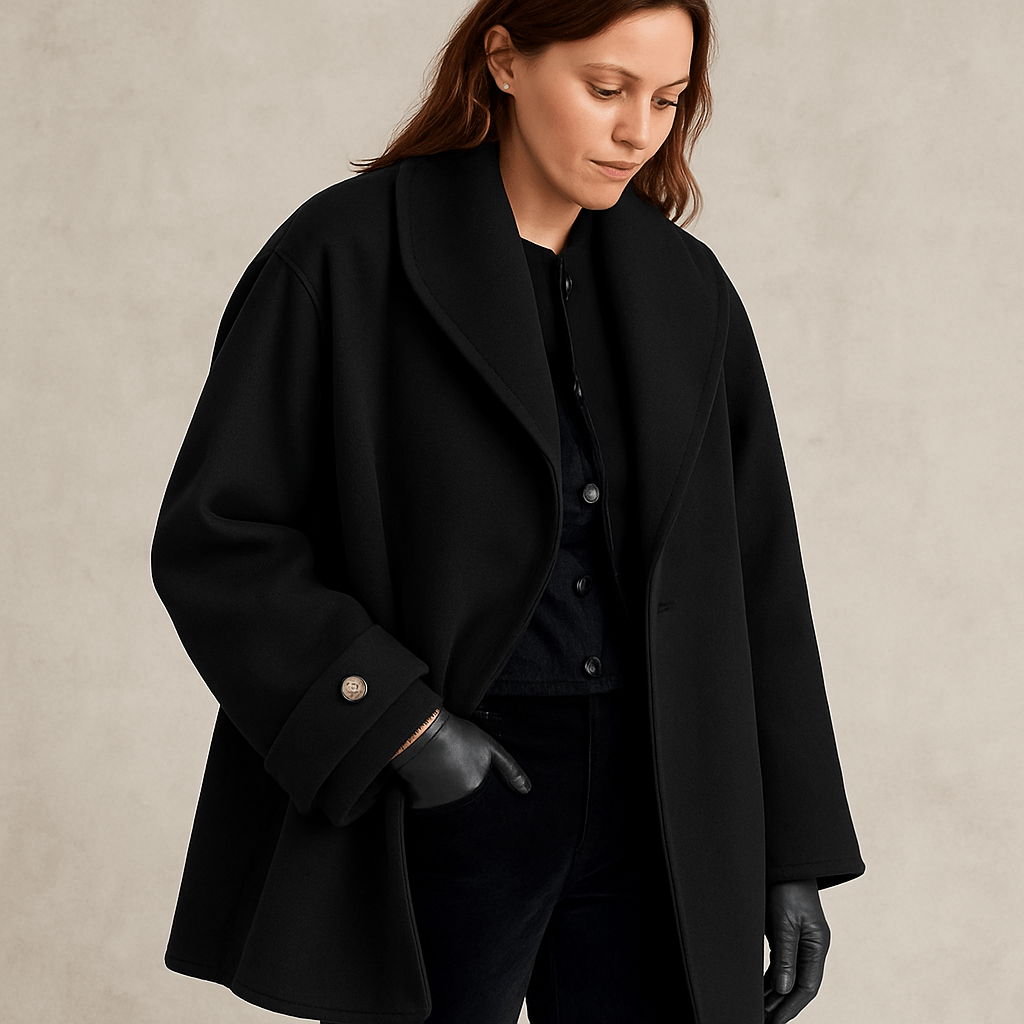 Manteau Hiver Femme Élégant Trench Long 2