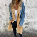 Manteau Hiver Femme à Double Rangée Polyester