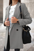 Damen-Wintermantel mit Revers Herbstkollektion