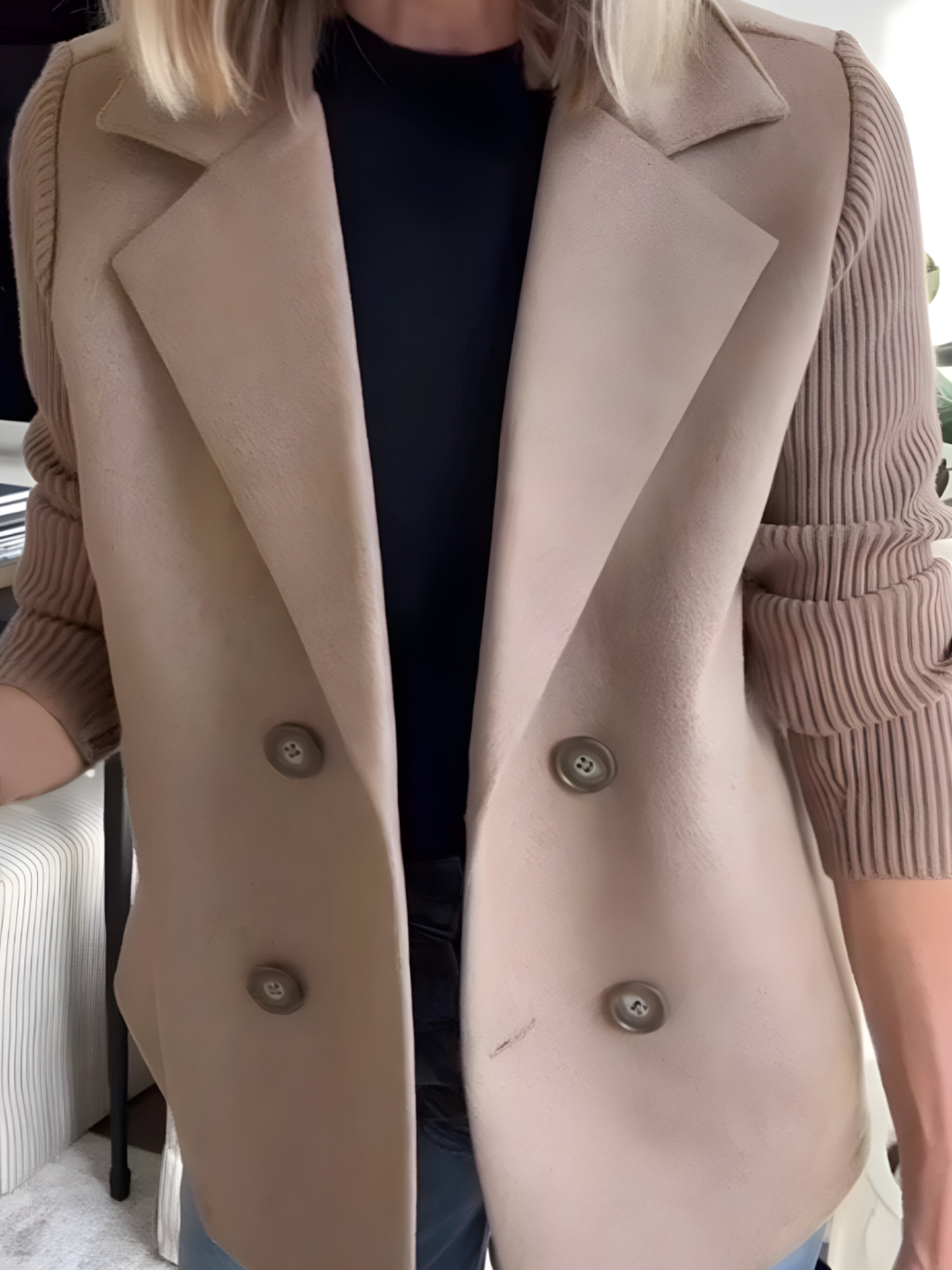 Manteau Hiver Femme Long Autumn Collection Gioupe Deux Pièces