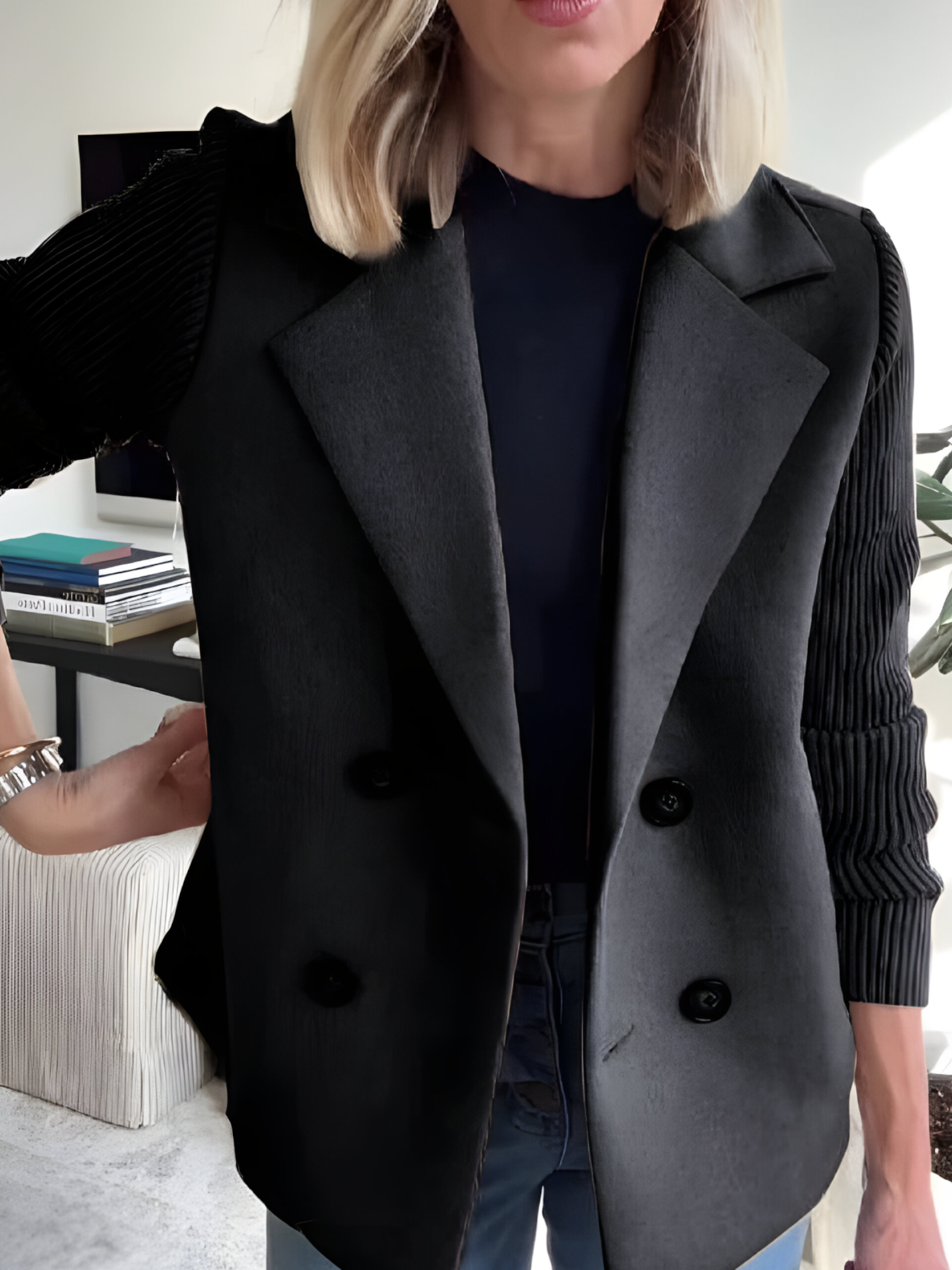 Manteau Hiver Femme Long Autumn Collection Gioupe Deux Pièces