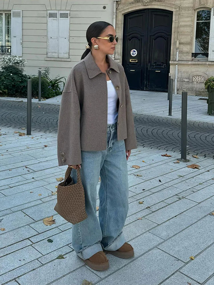 Manteau Hiver Femme Matelassé Élégant 0