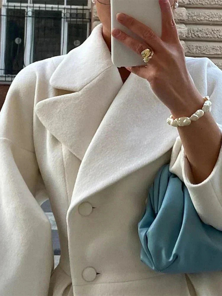 Manteau Long Femme Hiver Élégant et Pratique 2