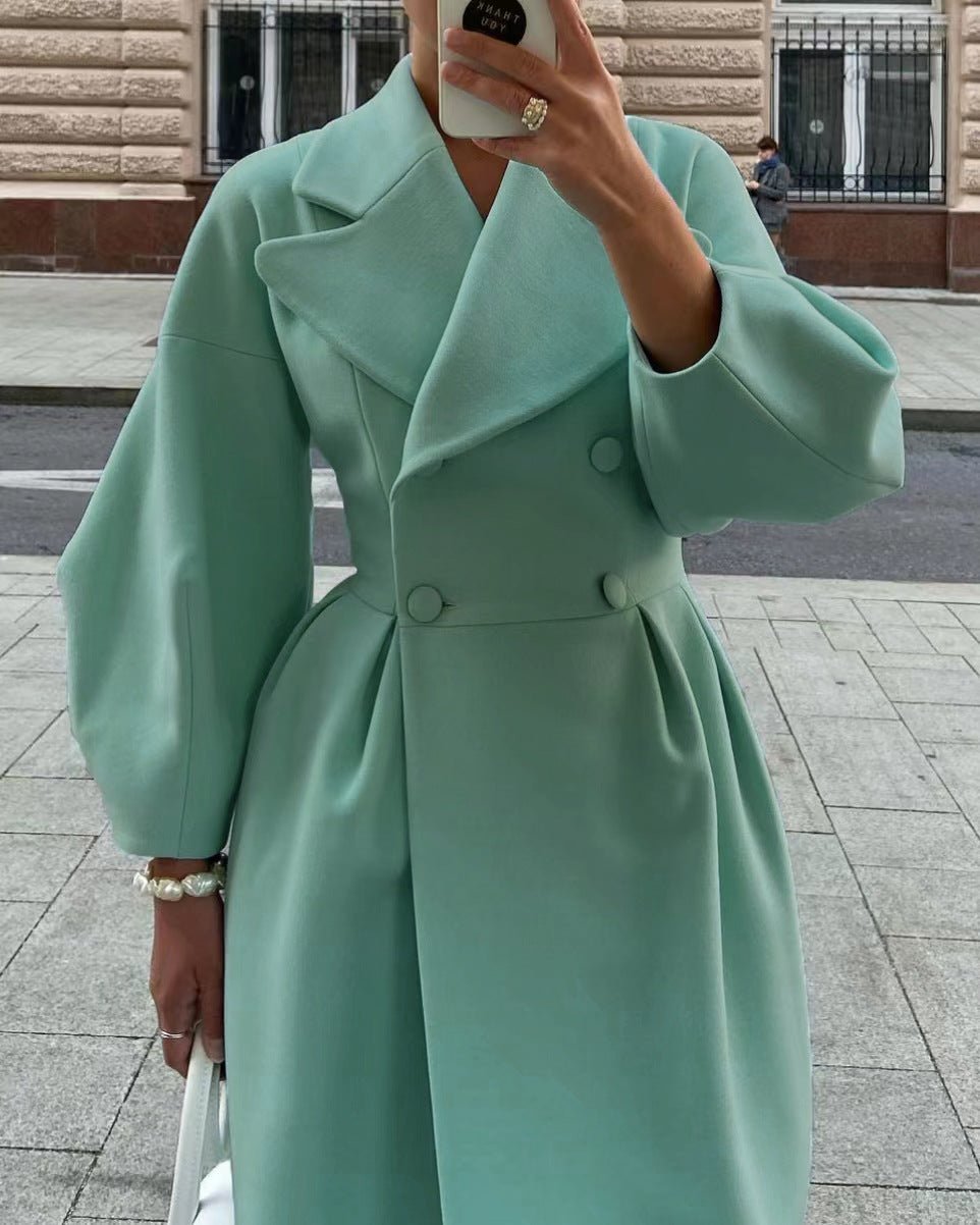 Manteau Long Femme Hiver Élégant et Pratique 9