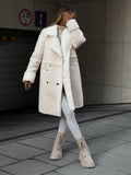 Manteau Long Hiver Polaire Femme Vêtements D'Hiver Femme