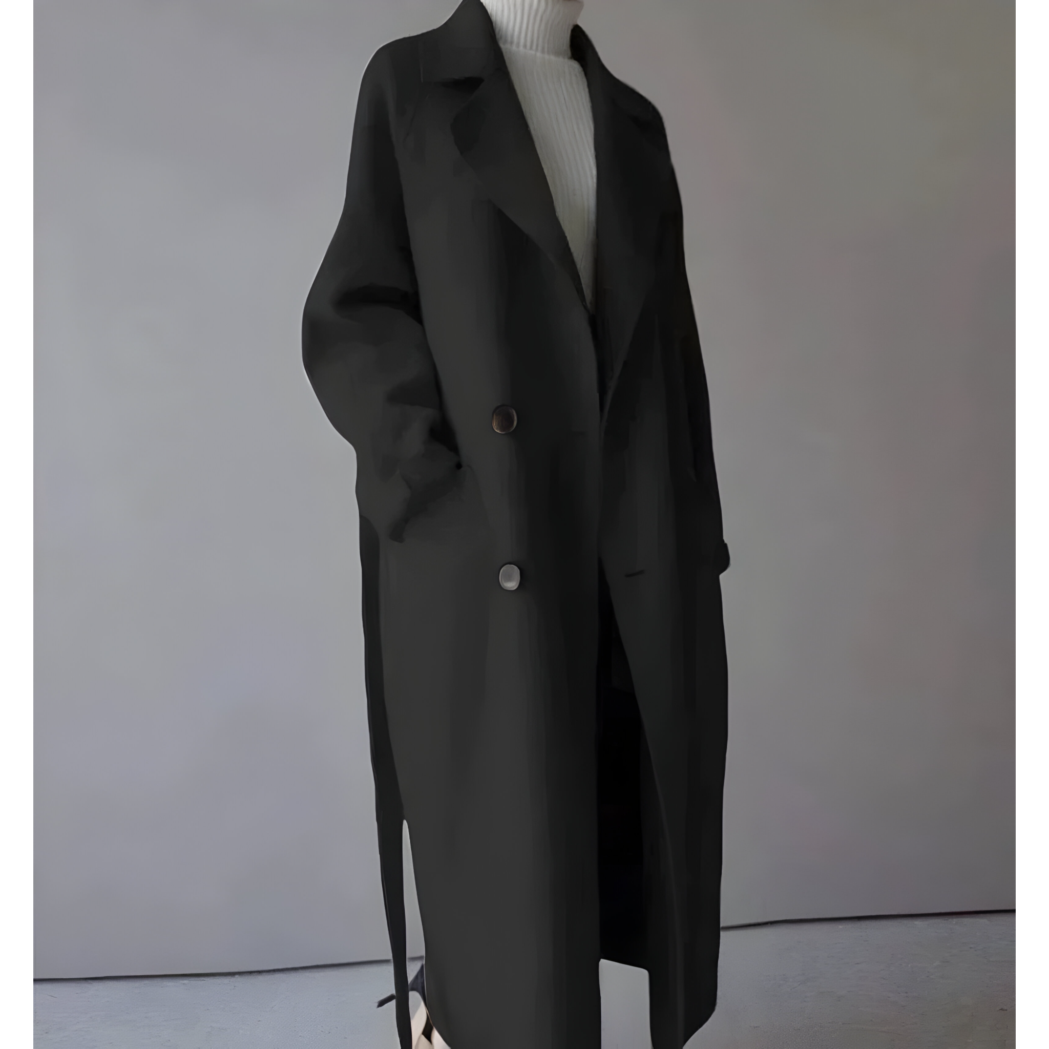 Damen Winter Langmantel aus Wolle Herbstkollektion