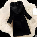Schwarzer Wintermantel für Damen, Herbstkollektion Winter