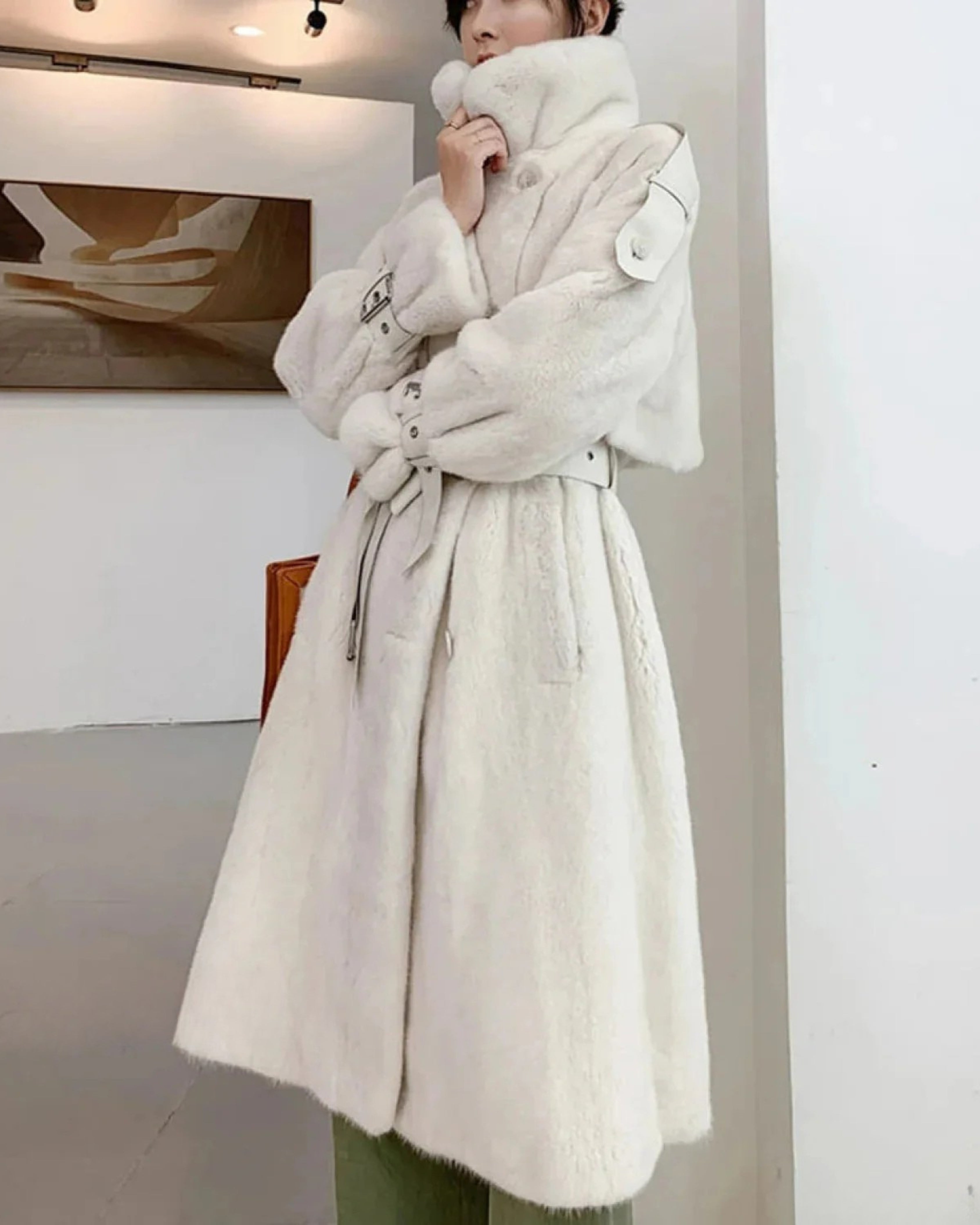 Manteau d'hiver élégant et chaud Femme Autumn Collection