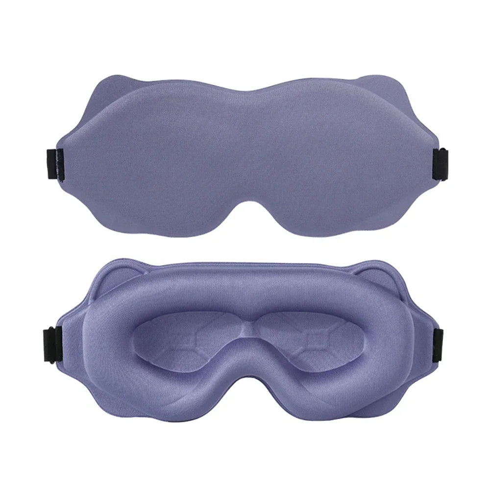 Masque de Sommeil 3D Ajustable - Confort Anti-Lumière pour Homme & Femme