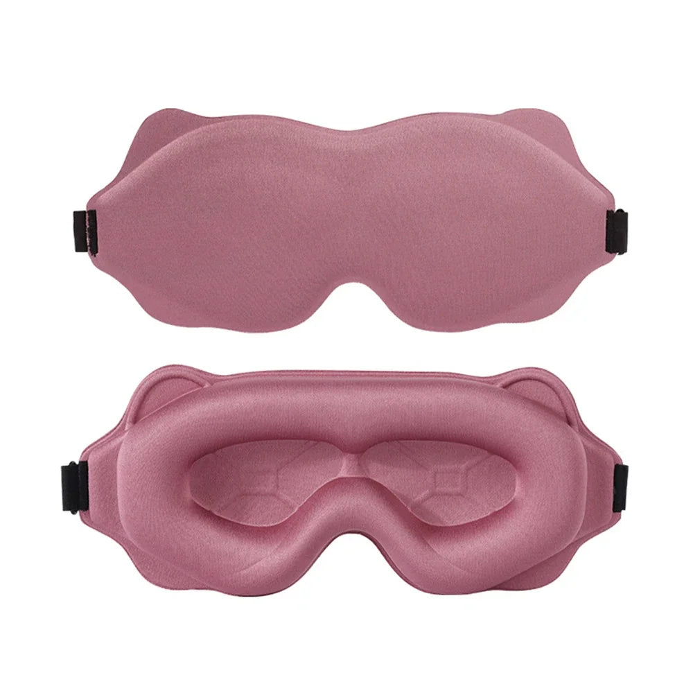 Masque de Sommeil 3D Ajustable - Confort Anti-Lumière pour Homme & Femme