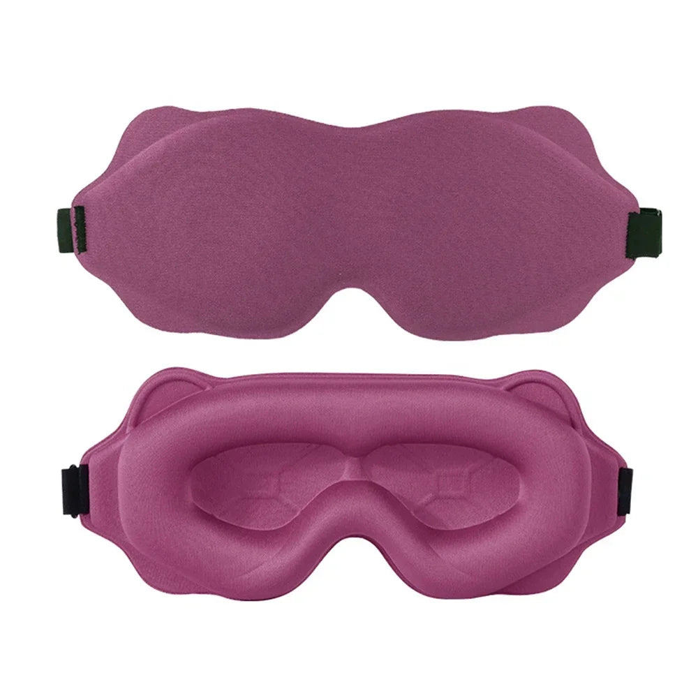 Masque de Sommeil 3D Ajustable - Confort Anti-Lumière pour Homme & Femme