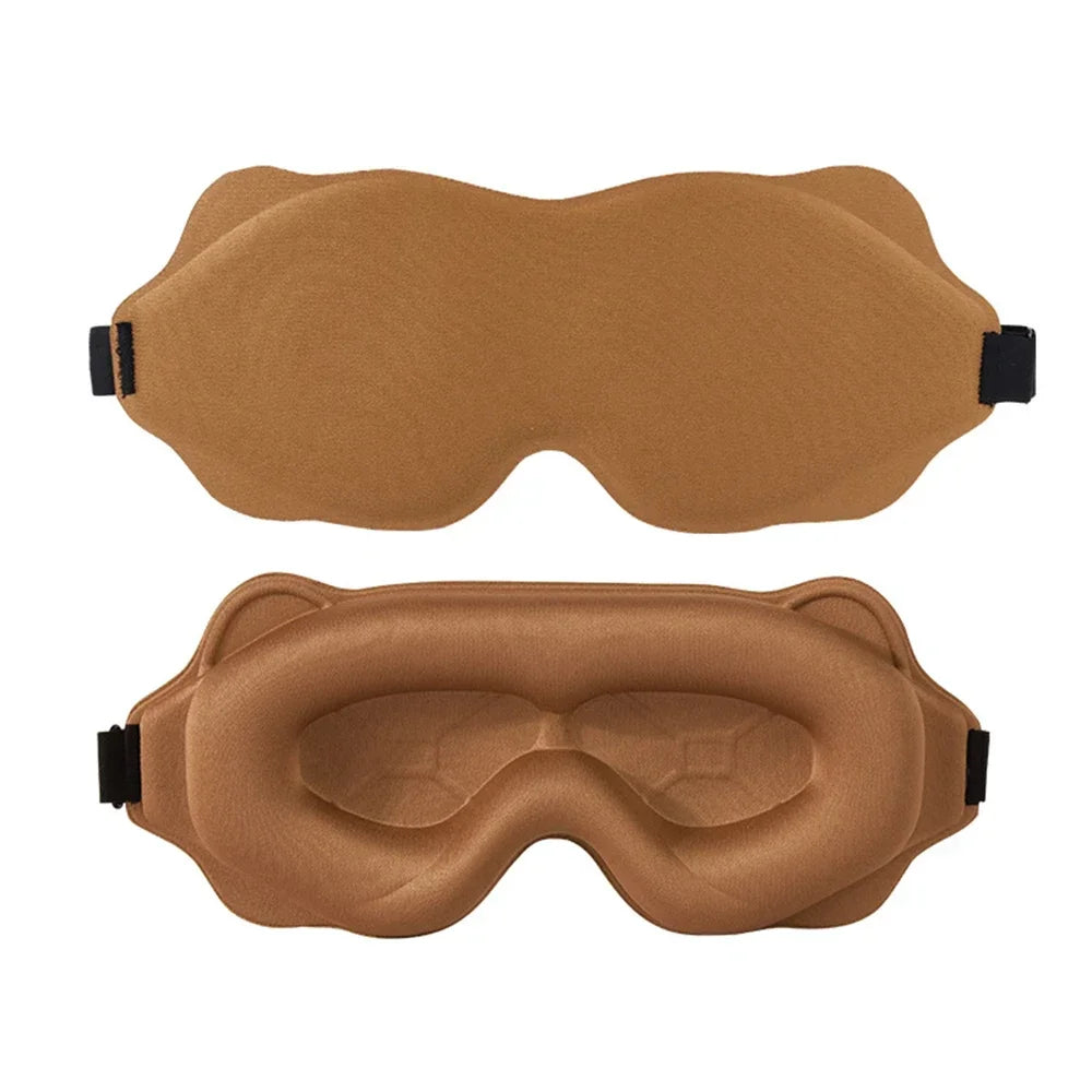 Masque de Sommeil 3D Ajustable - Confort Anti-Lumière pour Homme & Femme