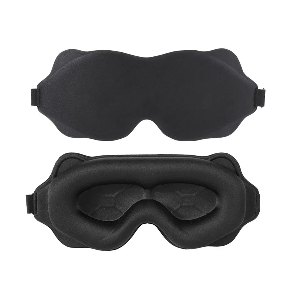Masque de Sommeil 3D Ajustable - Confort Anti-Lumière pour Homme & Femme
