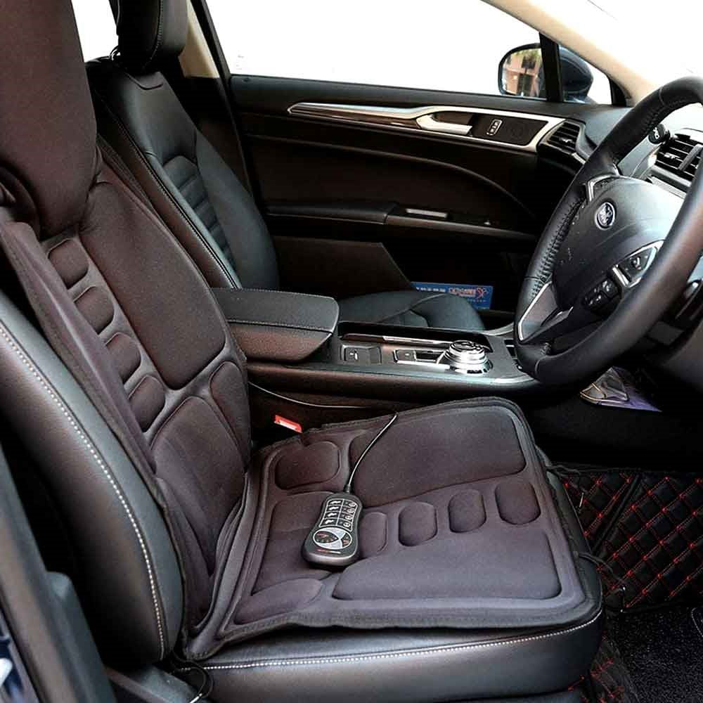 Coussin de Siège Chauffant et Massant avec 8 Zones de Massage - Voiture et Maison