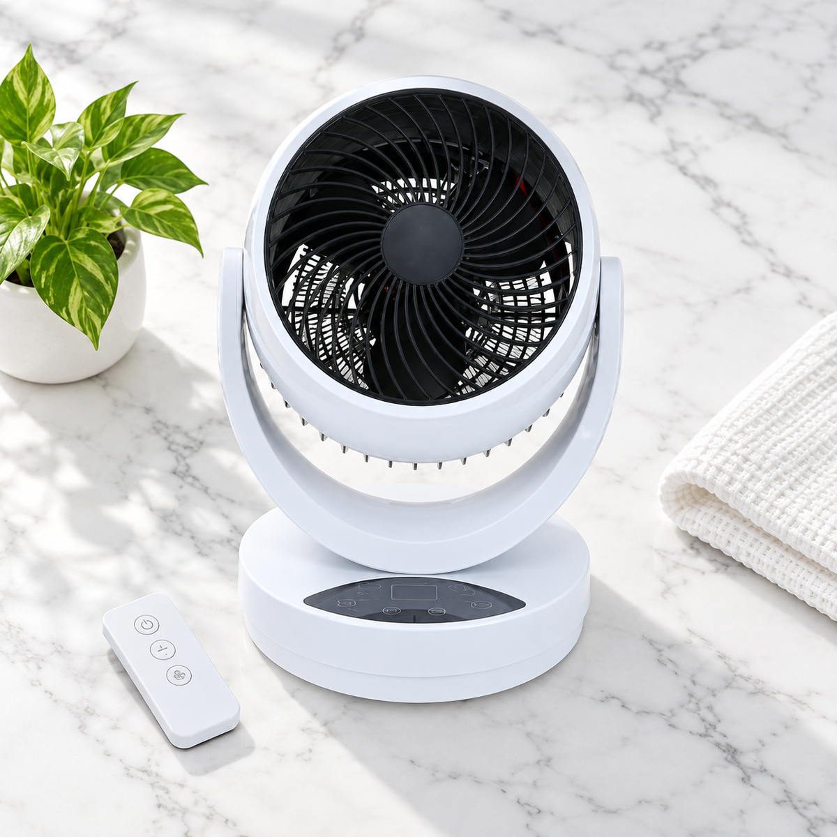 DualFlow Chauffage et Ventilateur 2-en-1 2000W