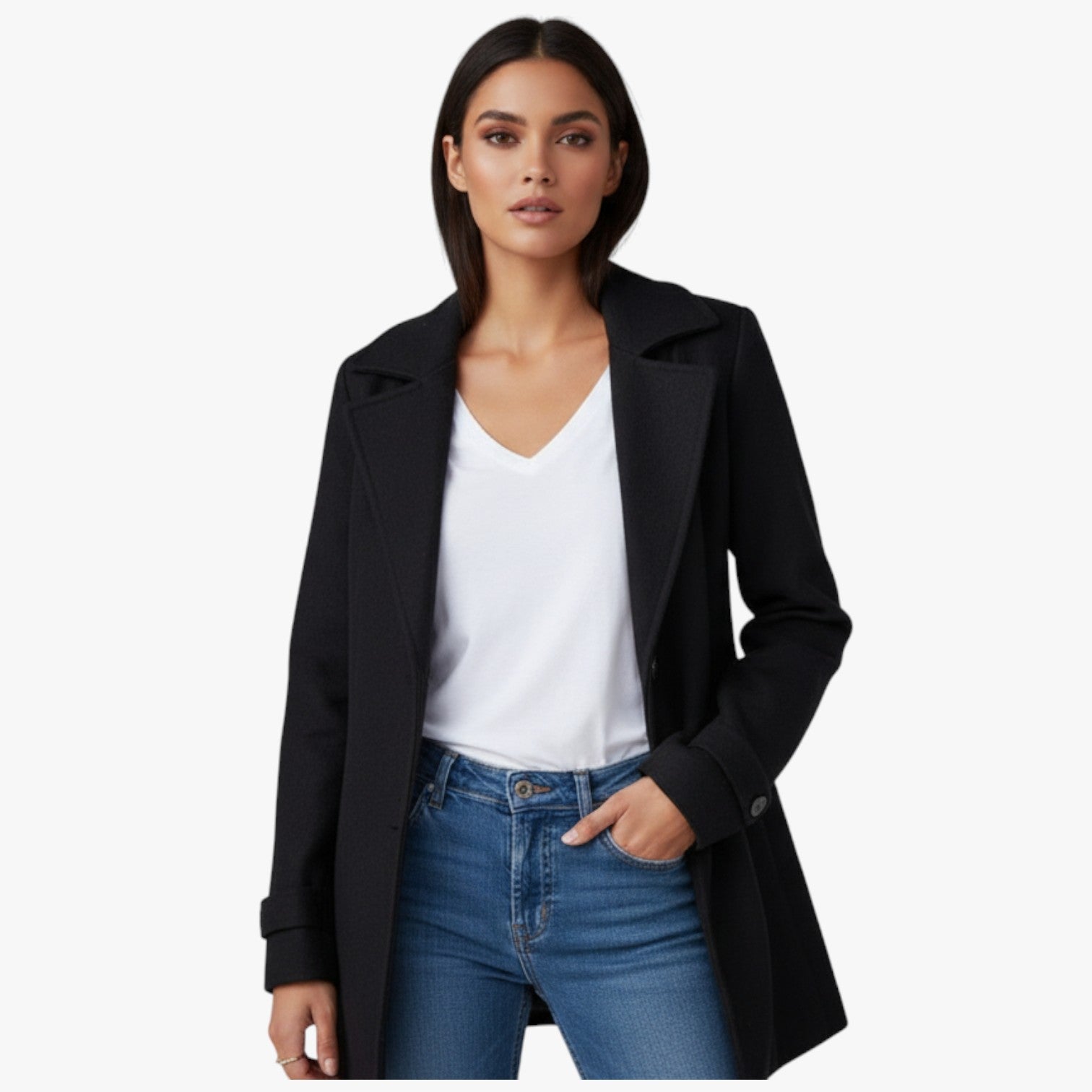 Damenjacke Lang Herbst Winter Herbstkollektion